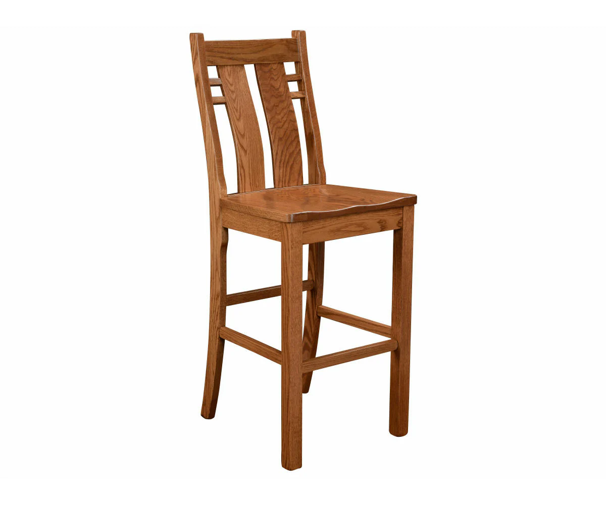 Amish Bungalow Stationary Bar Chair