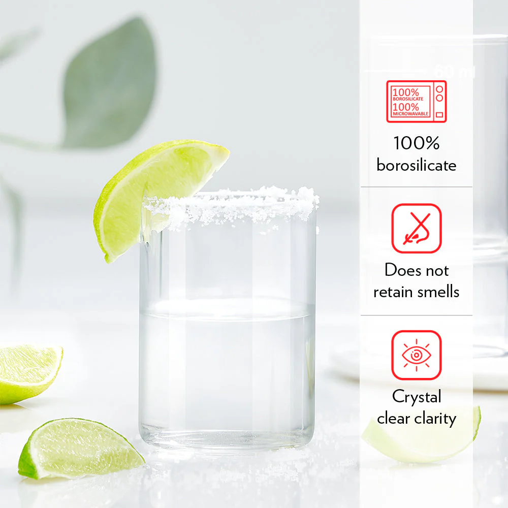 Borosil Shot Glass, Set of 6, 60ml