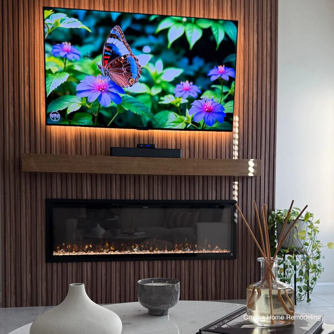 Sideline Elite 60 Inch Recessed Smart Electric Fireplace 80037