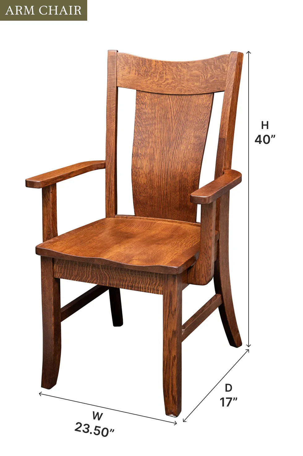 Amish Ellington Dining Chair - Quick Ship