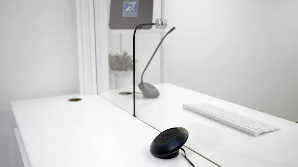 Contacta STS-K072 Speaker Pod and Screen-Mounted Microphone System