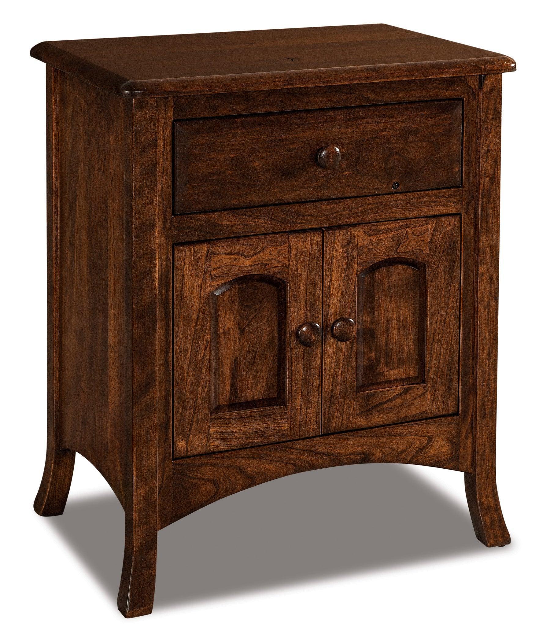 Amish Carlisle One Drawer Two Door Nightstand