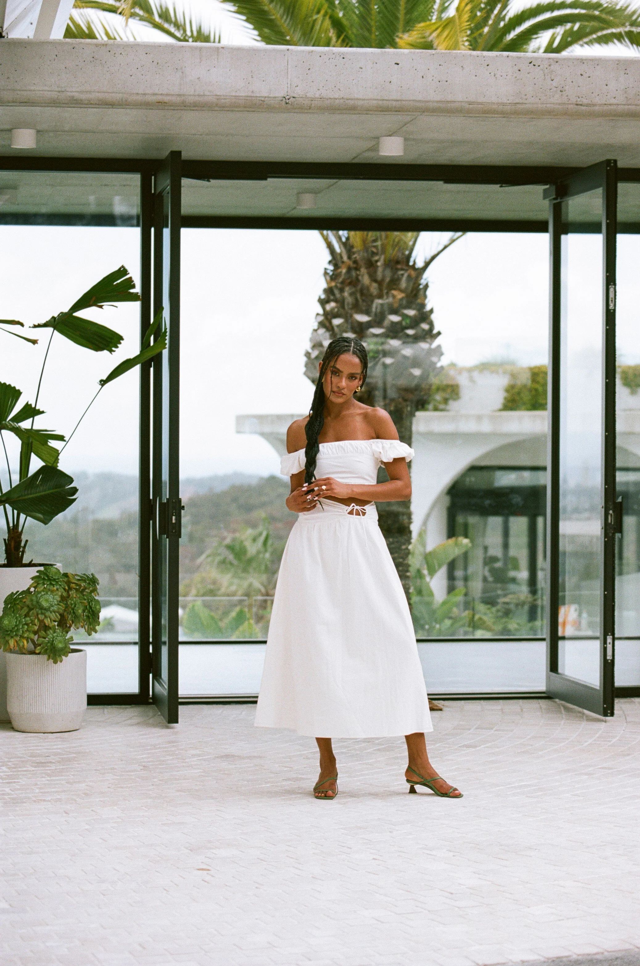 SAMPLE-Dahana Midi Skirt