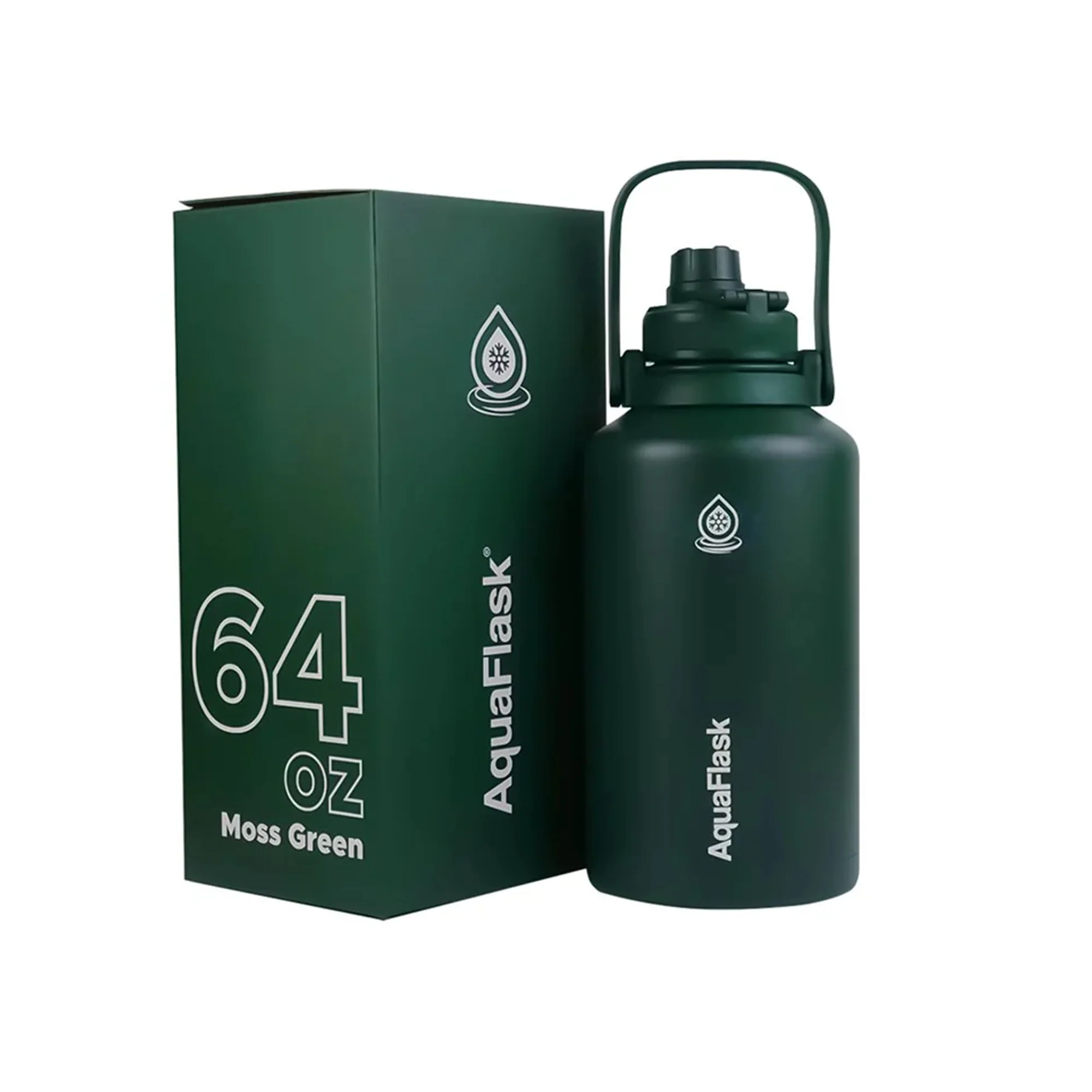 Aquaflask 1.9Lt Flask Moss Green