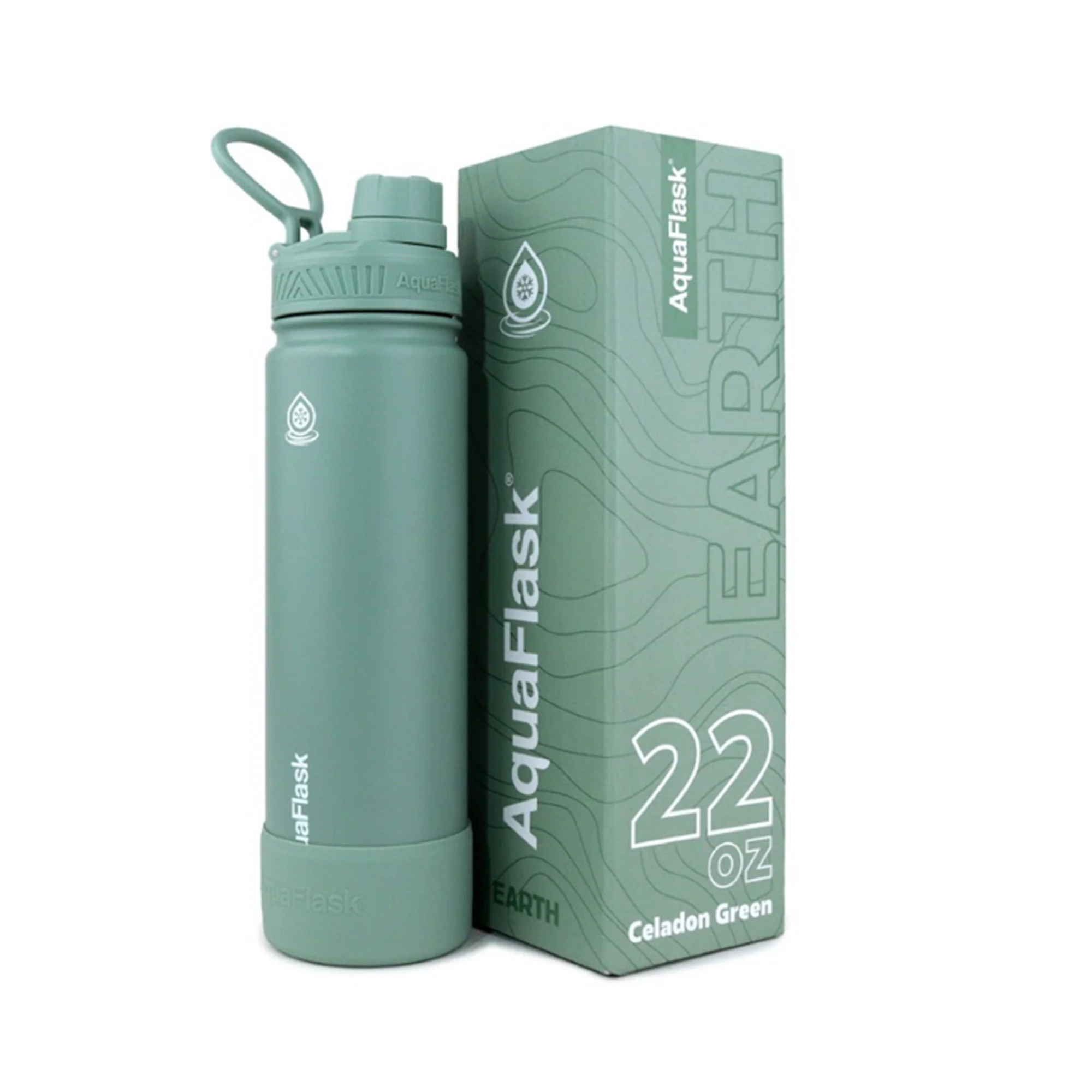 Aquaflask Earth 650ml Flask Celadon Green