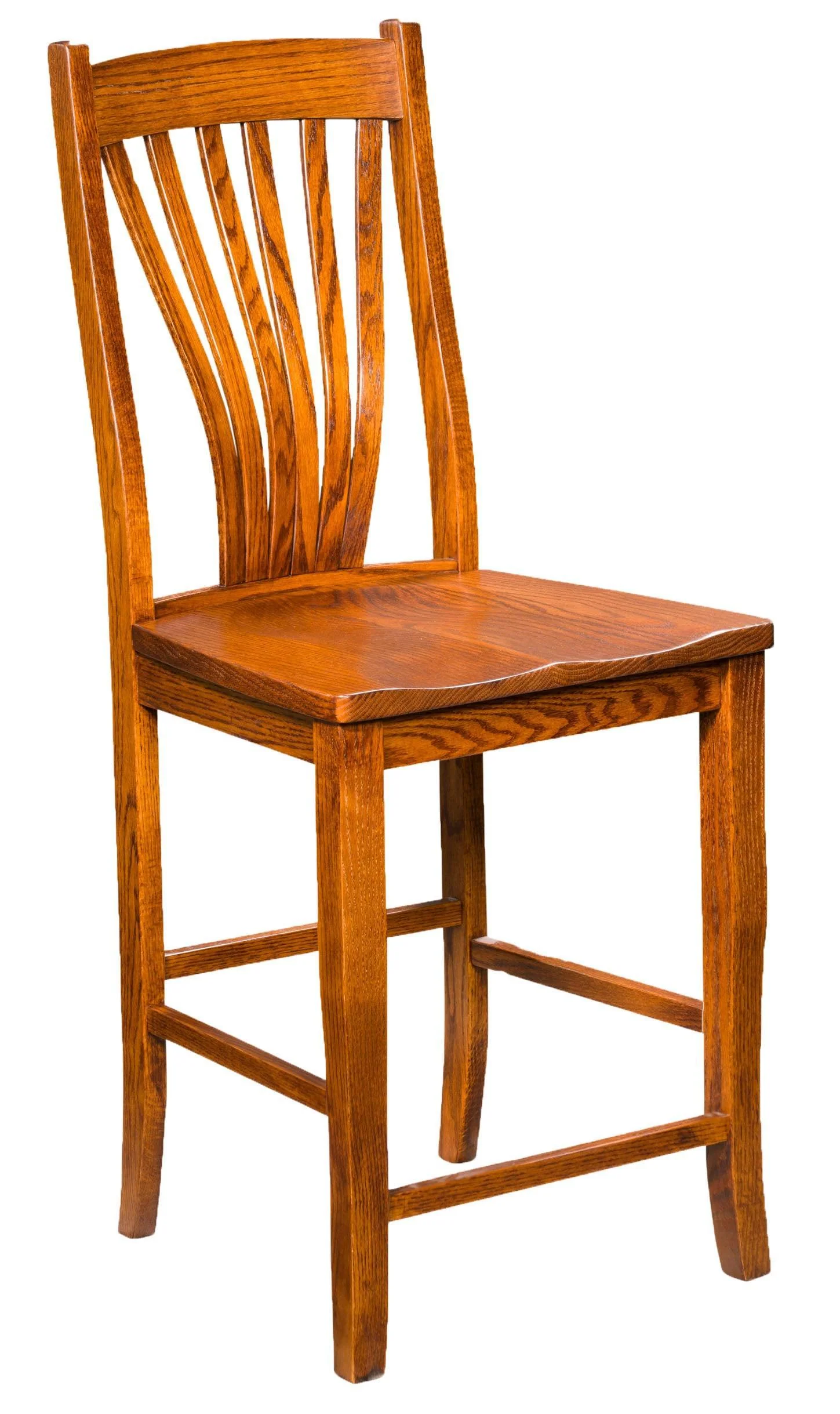 Amish Concord Stationary Bar Chair