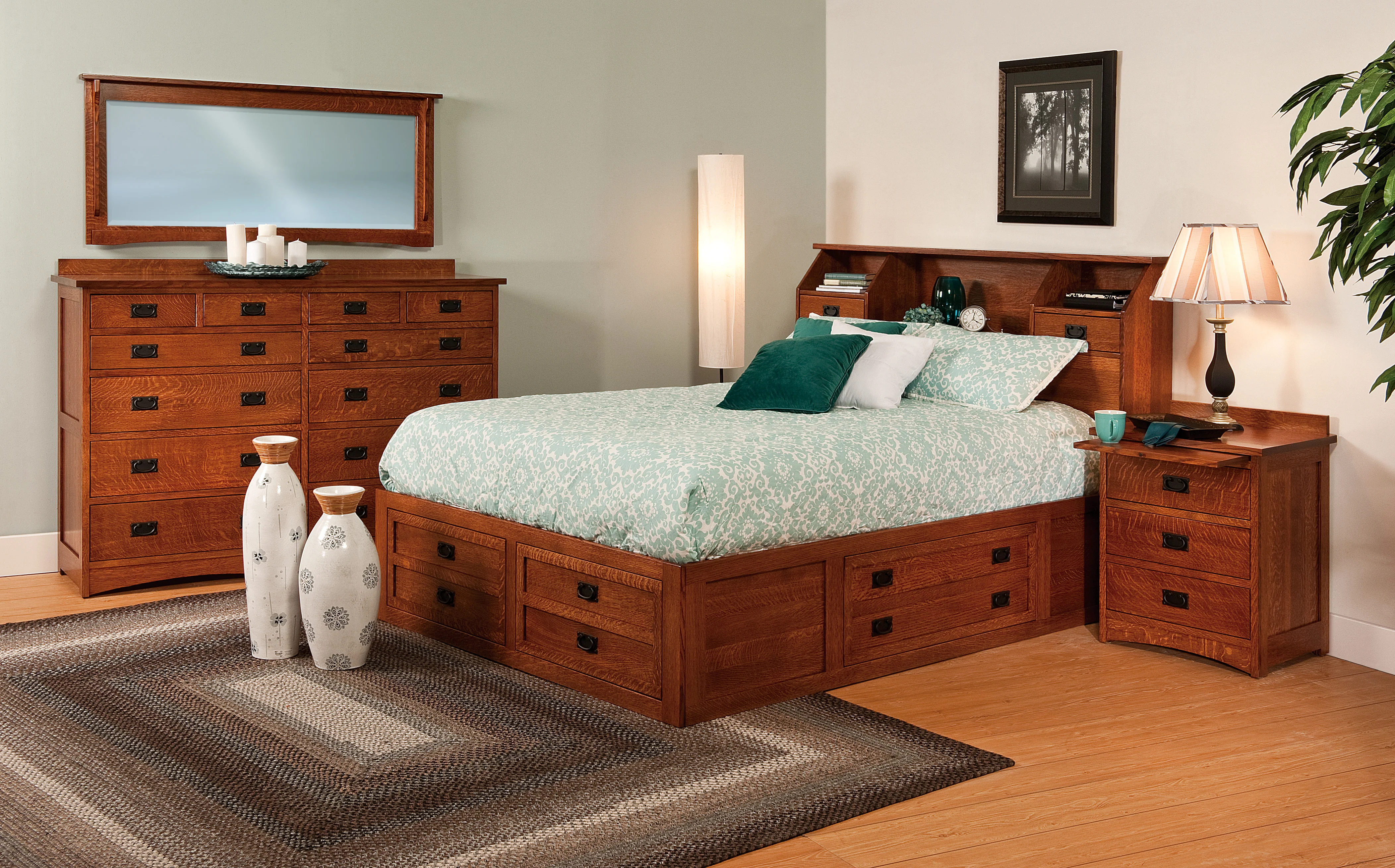 Amish Jacobson Twelve Drawer Dresser