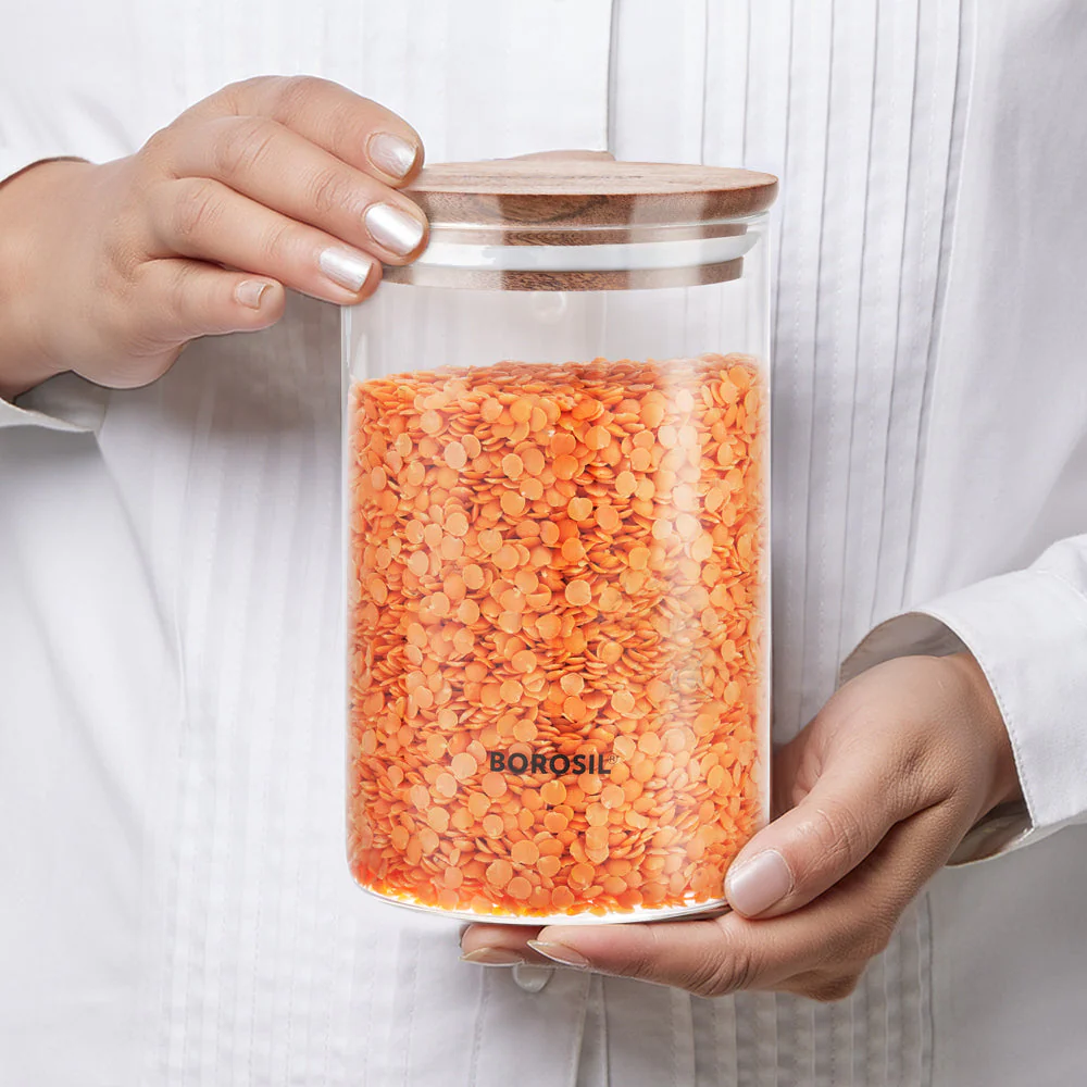 Classic Glass Jar with Wooden Lid