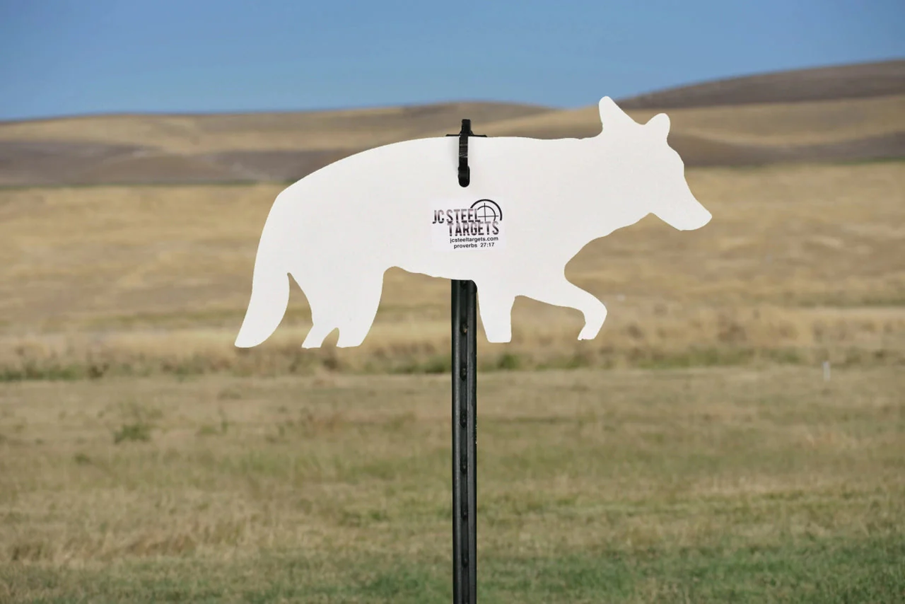 JC Steel Targets Coyote 3/8