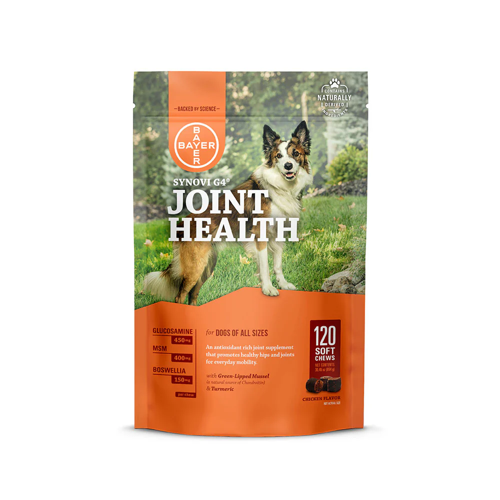 Elanco Synovi G4® Joint Health Soft Chews Dog Supplement 120 Count