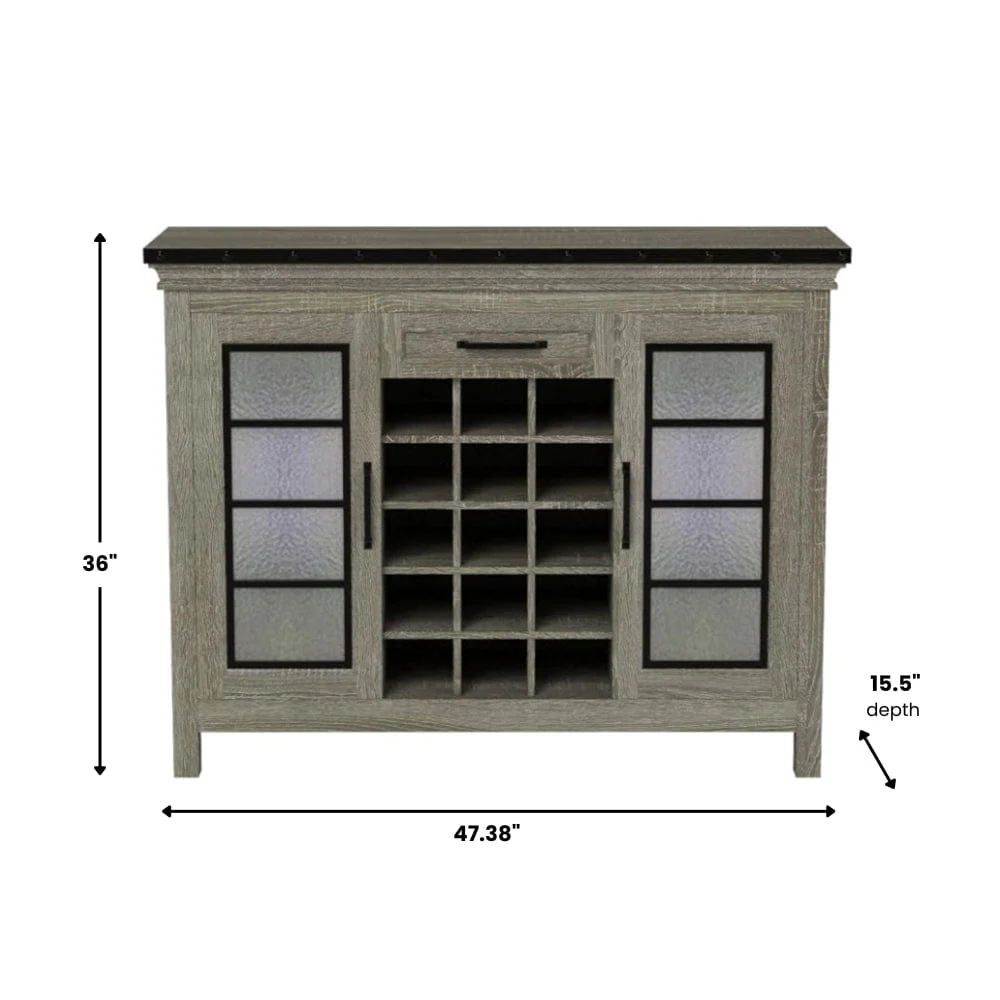 Downtown Loft Bar Cabinet