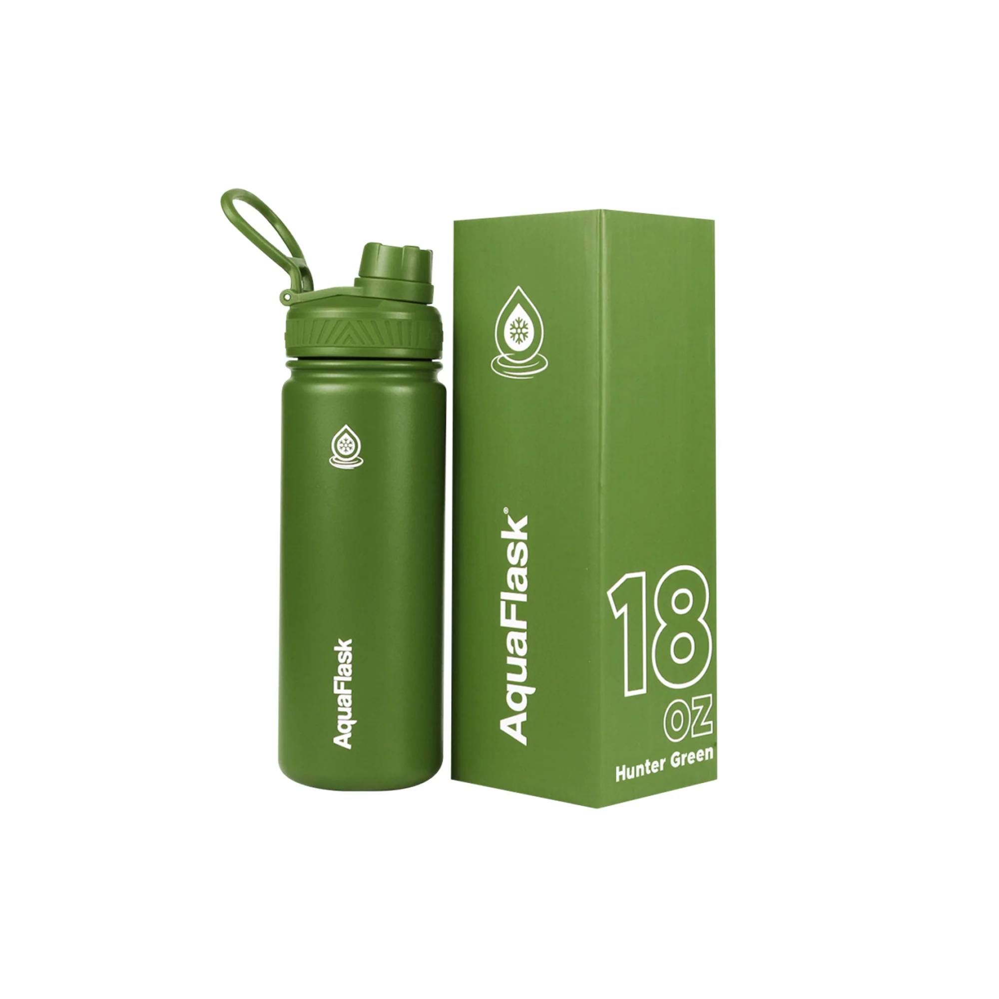 Aquaflask 532ml Flask Hunter Green