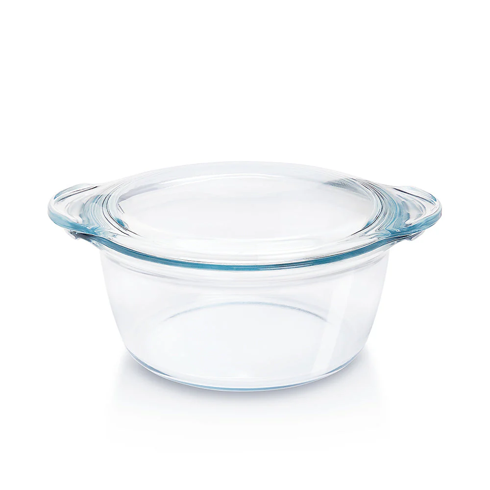 Borosil Deep Round Casserole, 2.5L