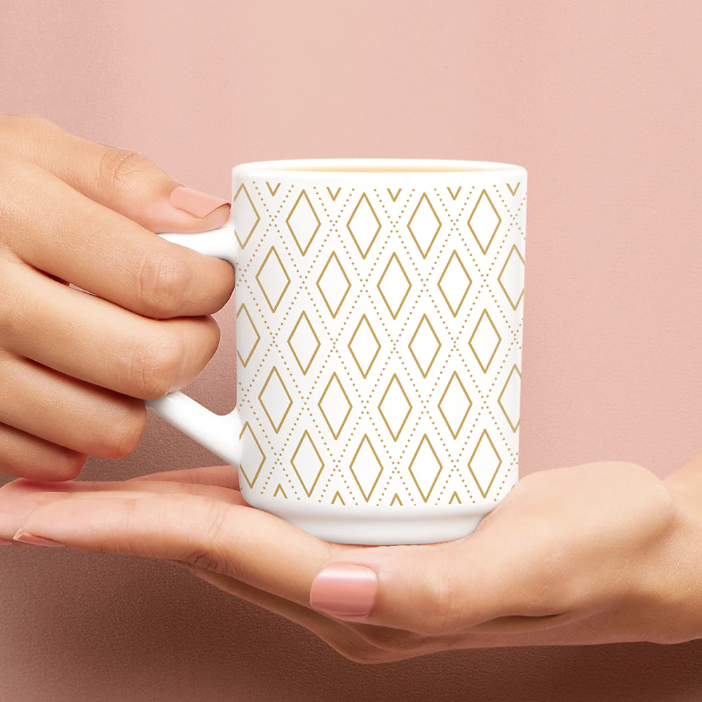 Larah by Borosil Angel Gold Mug, 320ml