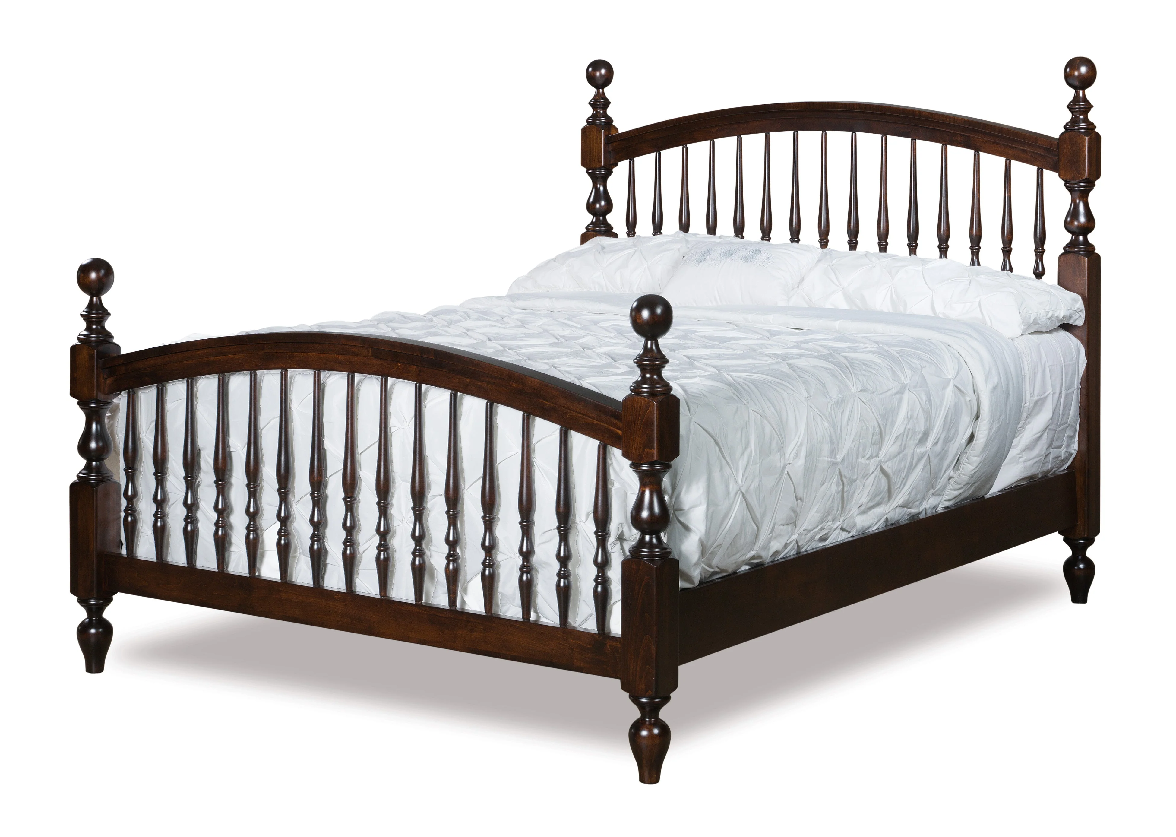 Amish Bow Spindle Bed