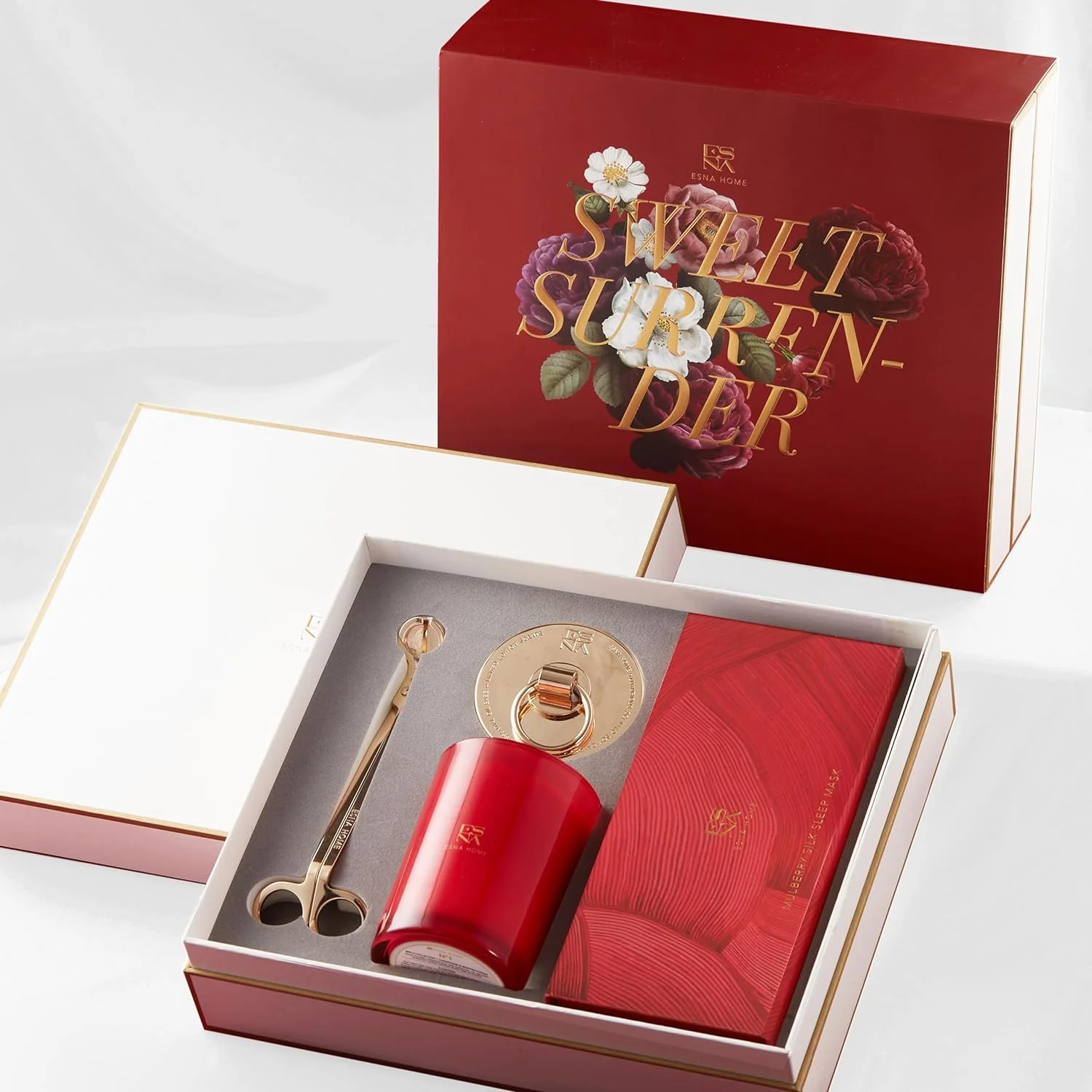 Aromatherapy Scented Candle Gift Set in Gift Box, All Natural Essential Oil Infused Soy Candle