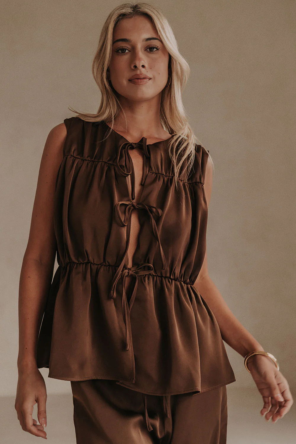 Juliette Top - Chocolate