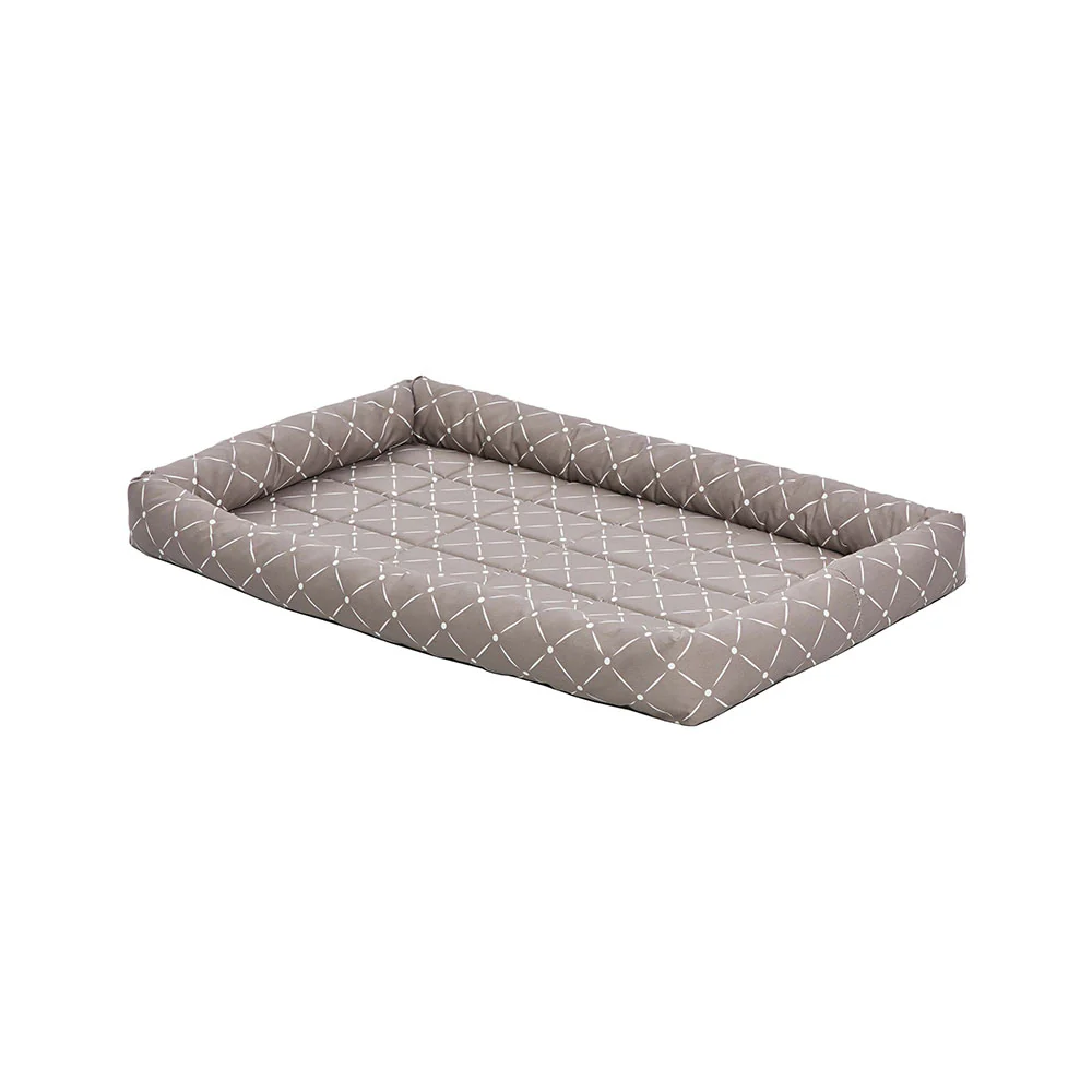 QuietTime® Couture Ashton Bolster Bed Mushroom Color 42 Inch