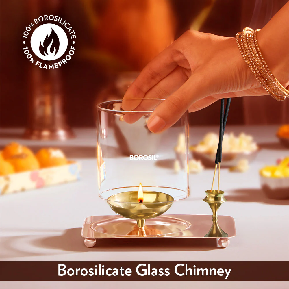 Borosil Aarti Diya, Medium