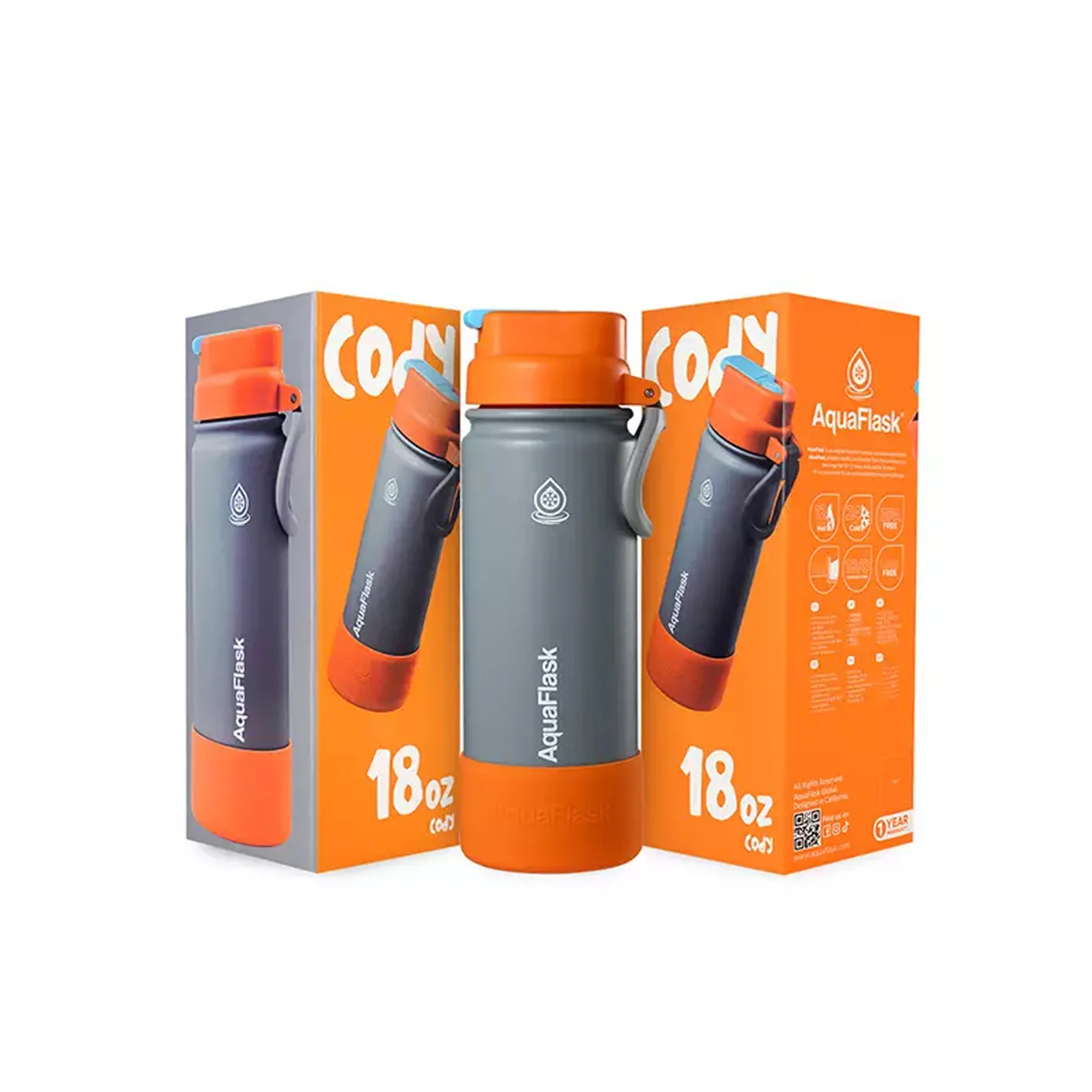 Aquaflask Kids Flipsip 532ml Flask Cody