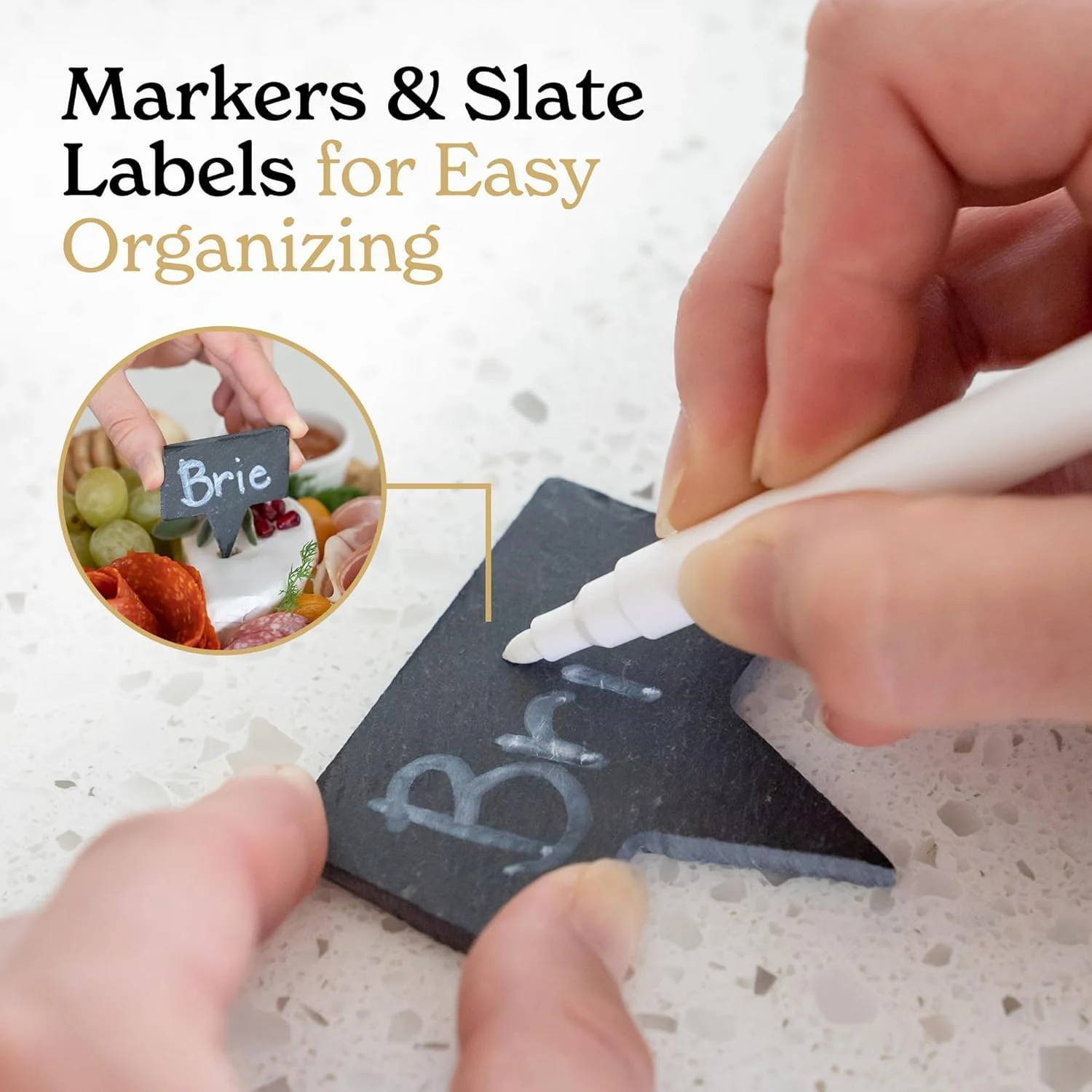 Bamboo Cheese Board and Knife Set - For Thanksgiving, Housewarming, Wedding, Anniversary, and Bridal Shower