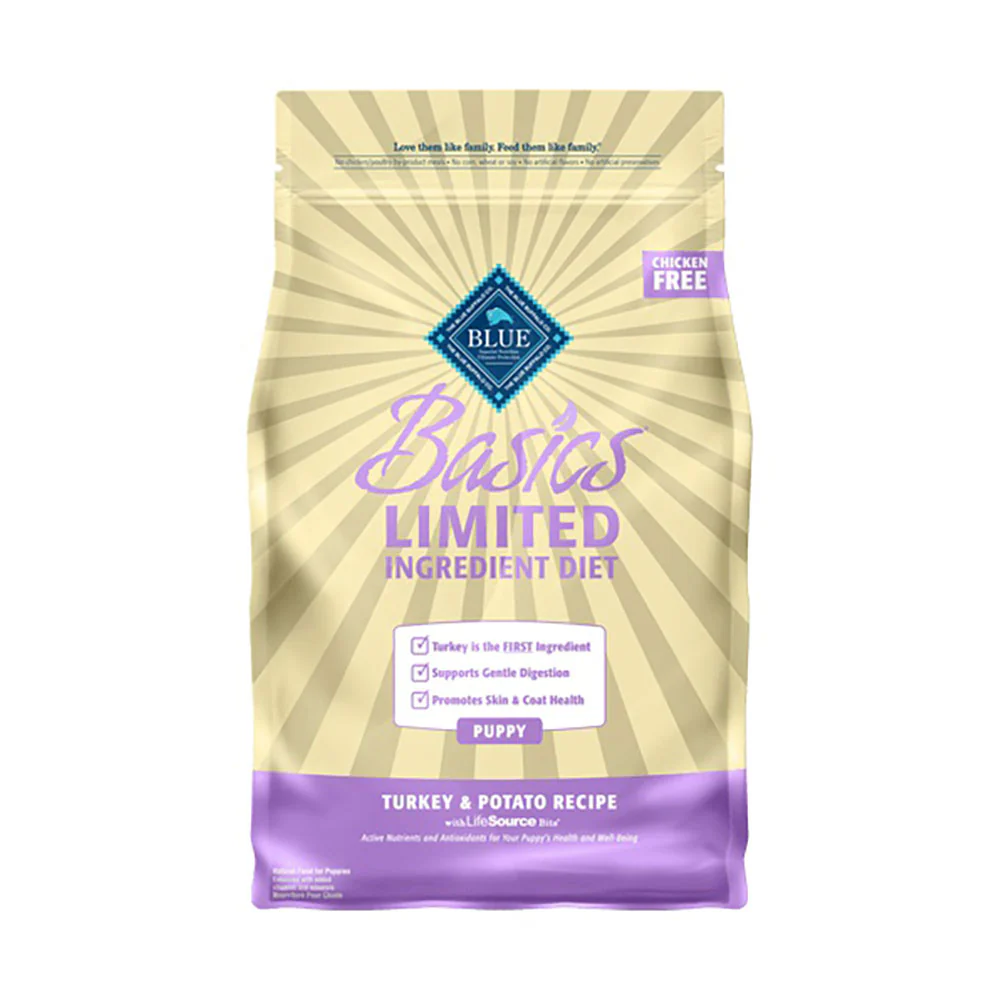 Blue Buffalo® Basics® Limited Ingredient Diet Turkey & Potato Recipe Puppy Food 24 Lbs