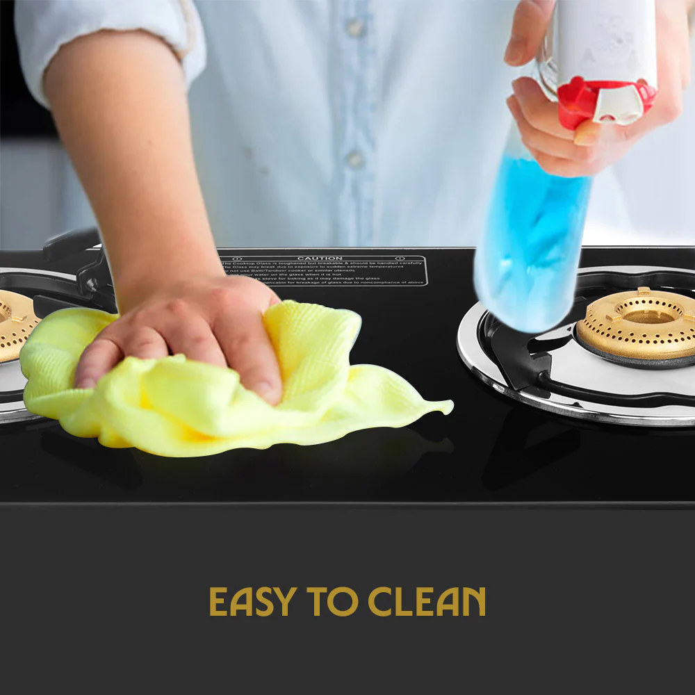 Borosil Blaze Glass-top Gas stove, 2 Burners