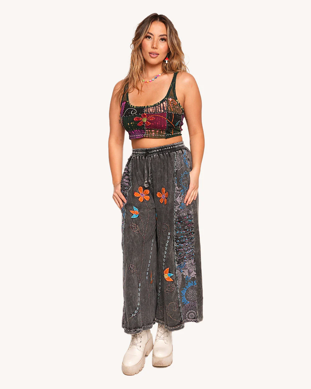 Misty Meadows Flower Pants