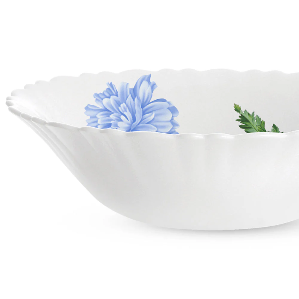 Larah by Borosil Blue Mist Dinner Set, 9 pc