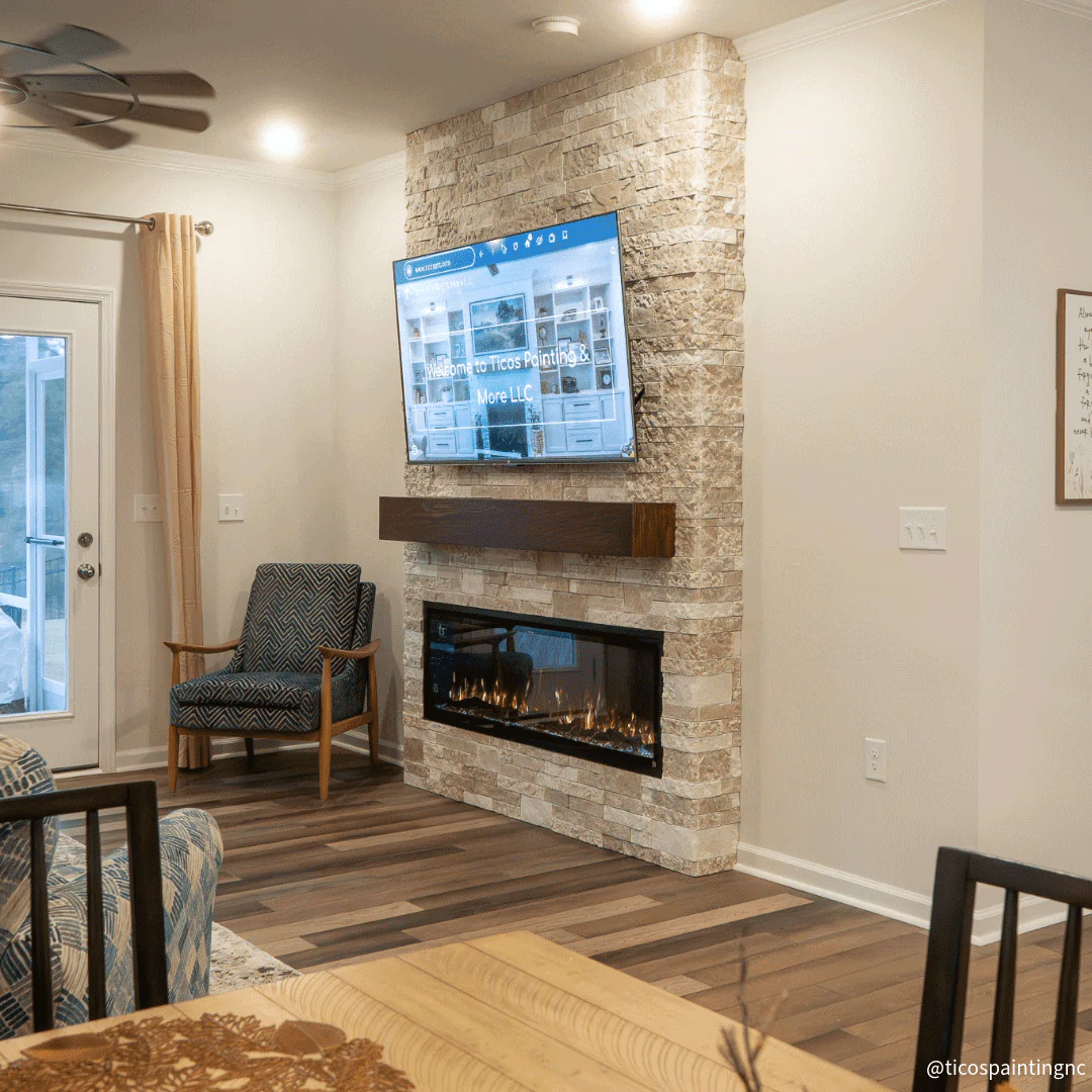 Sideline Elite 60 Inch Recessed Smart Electric Fireplace 80037