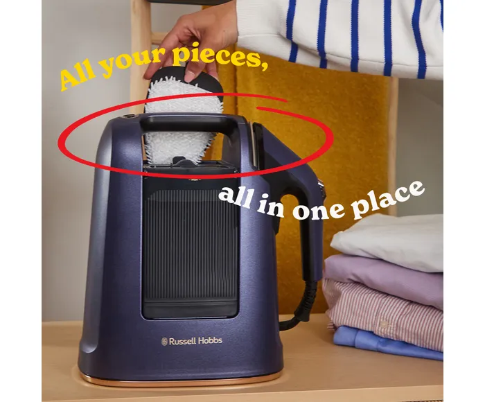 Russell Hobbs Steam Genie Maestro鈩?2-in-1 Handheld Steamer 鈥?27600