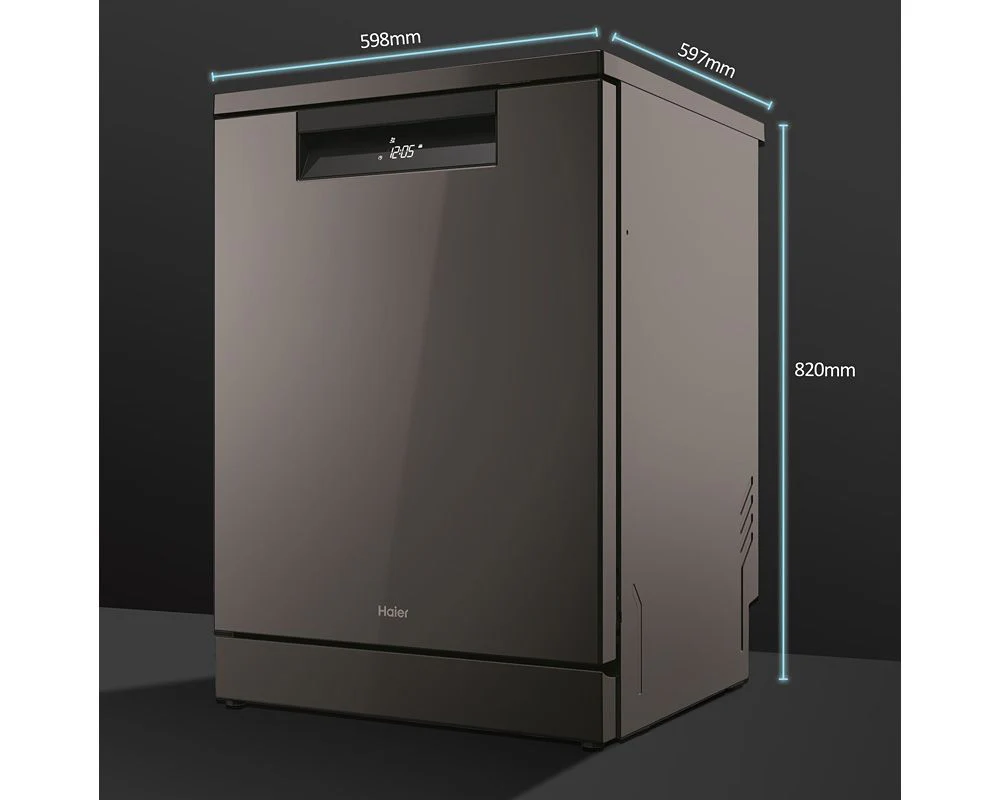 Haier I-Pro Shine Series 7 14 Place Dishwasher | Graphite | XF4A4M4PDA-80