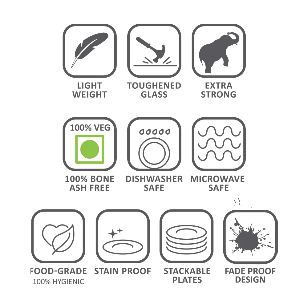 Larah by Borosil Snow Mixing Bowl w Lid, Set of 2, 1.5L + 1L