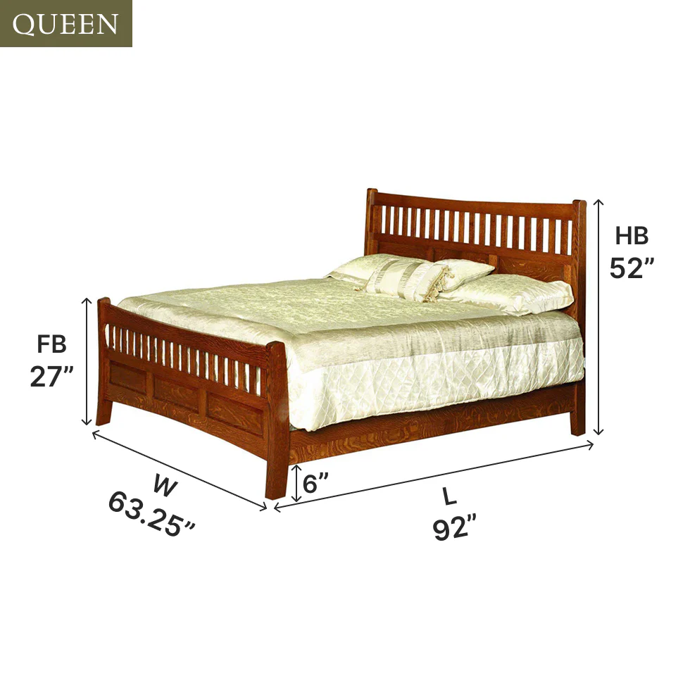 Amish Lane Shaker Bed