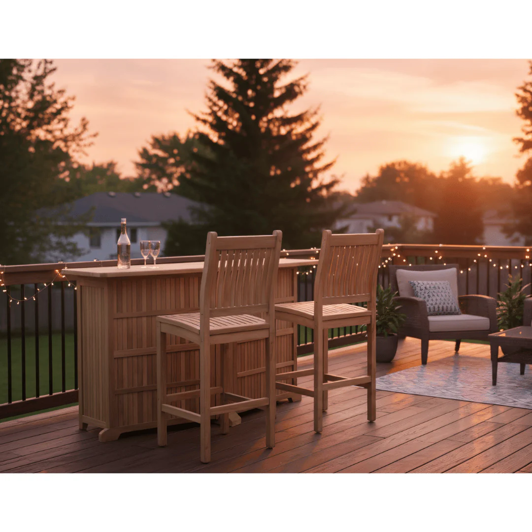 Velari Teak Bar Set
