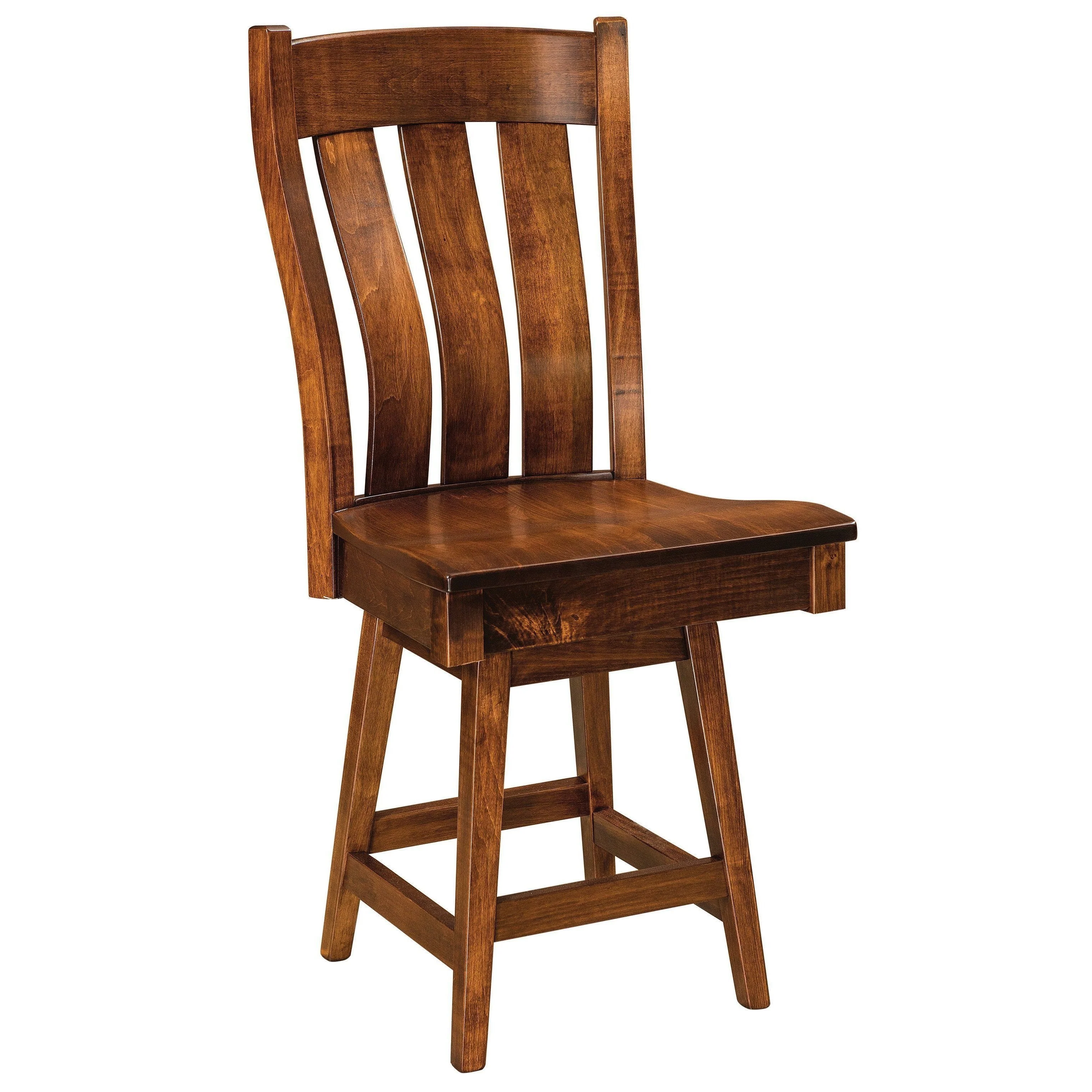 Amish Chesterton Swivel Bar Chair