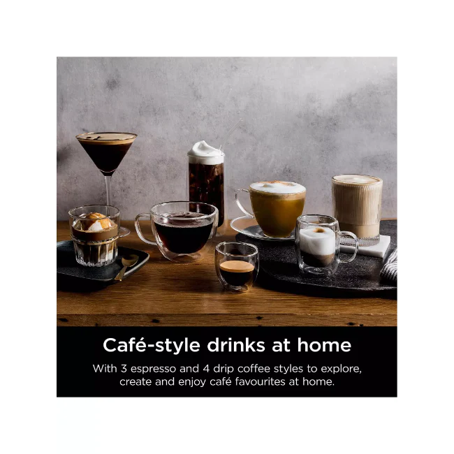 Ninja Luxe Caf茅 Premier Series 3-in-1 Espresso Machine 鈥?Midnight Black | ES601UKBK