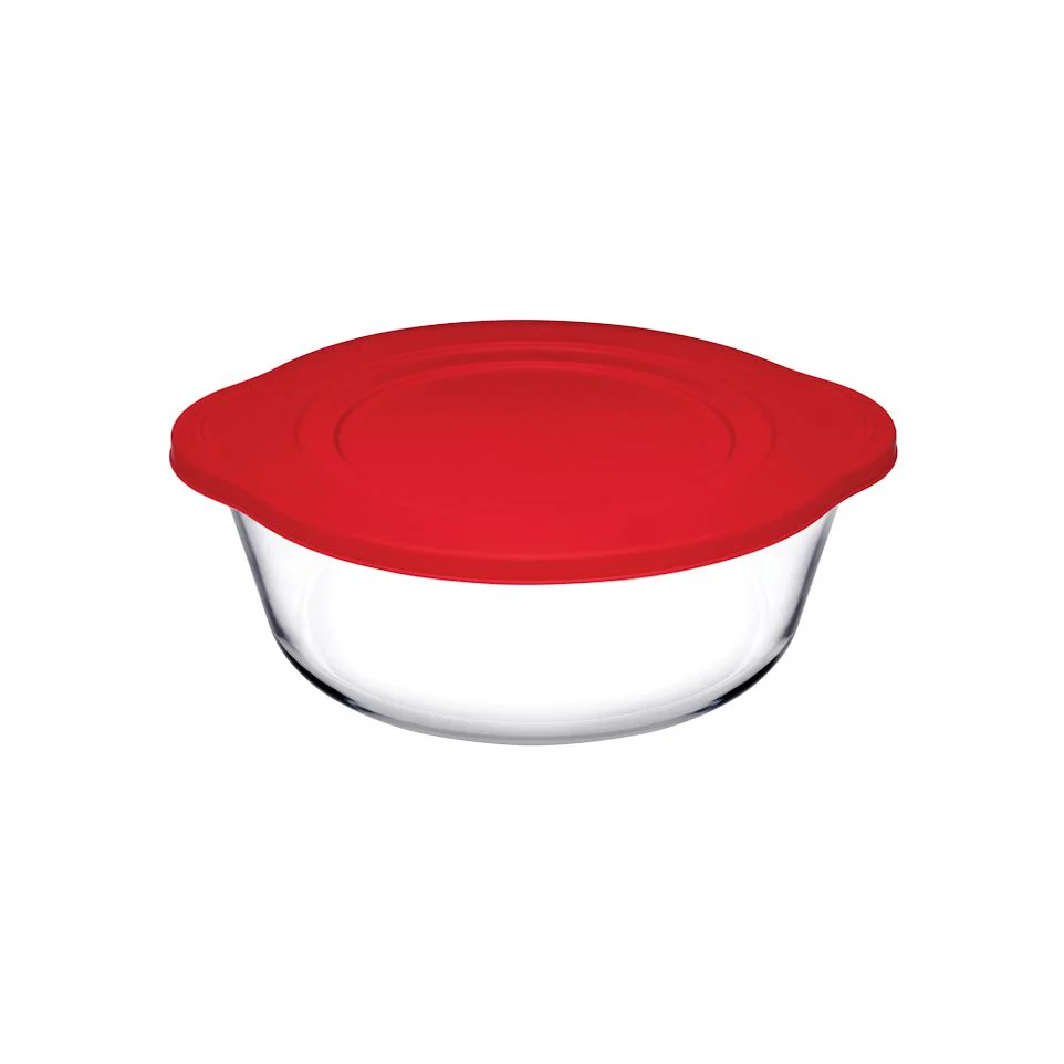 Borcam 1.45Lt Casserole with Lid Red