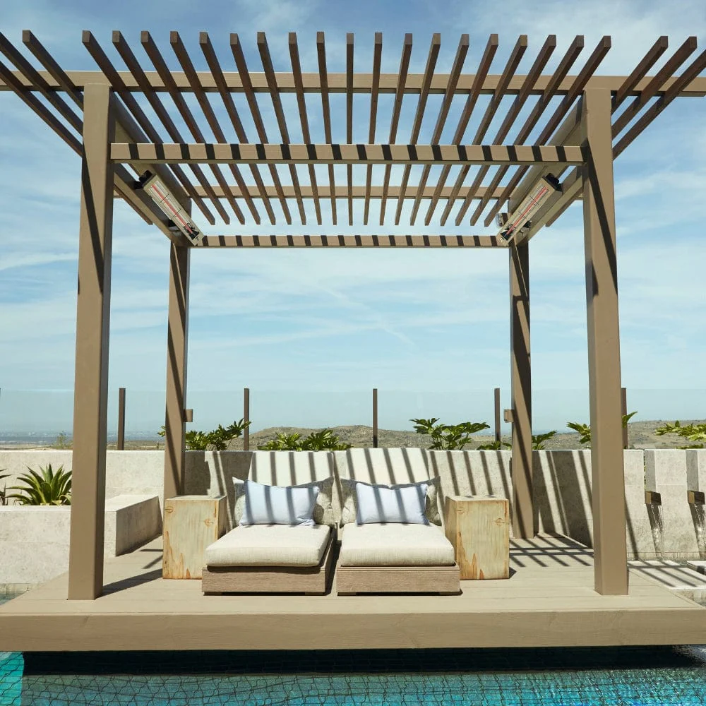 Infratech 63.5-In SL Series 4000W Stainless Steel Patio Heater 240V w/ Silver Housing