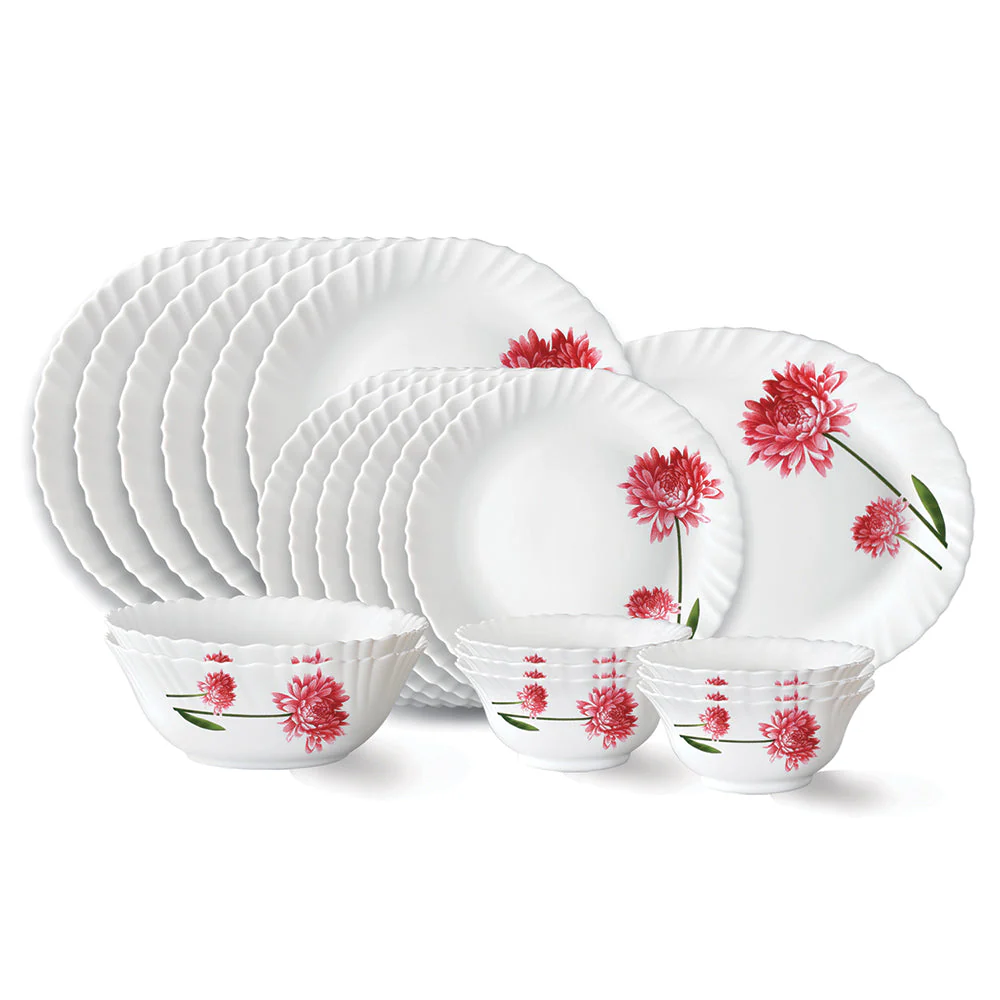 Larah by Borosil Belle Dinner Set, 10 pc