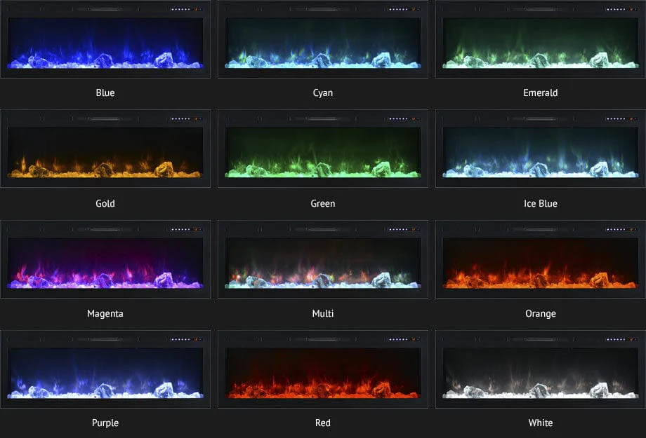 Modern Flames Spectrum 50-In Built-In Electric Fireplace