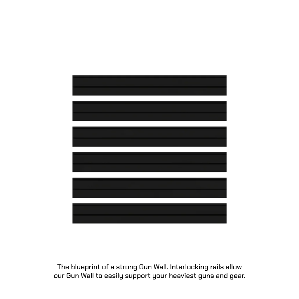 Hold Up Displays 16 Pistol Gun Wall Bundle HD109