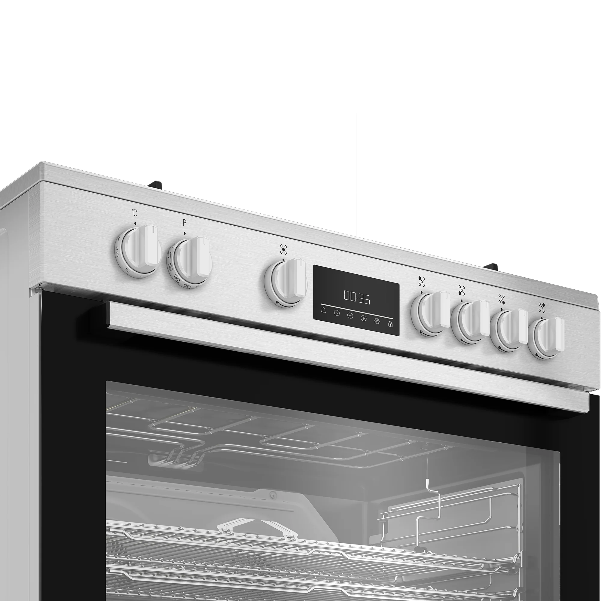 Beko 90cm Range Gas Cooker Silver