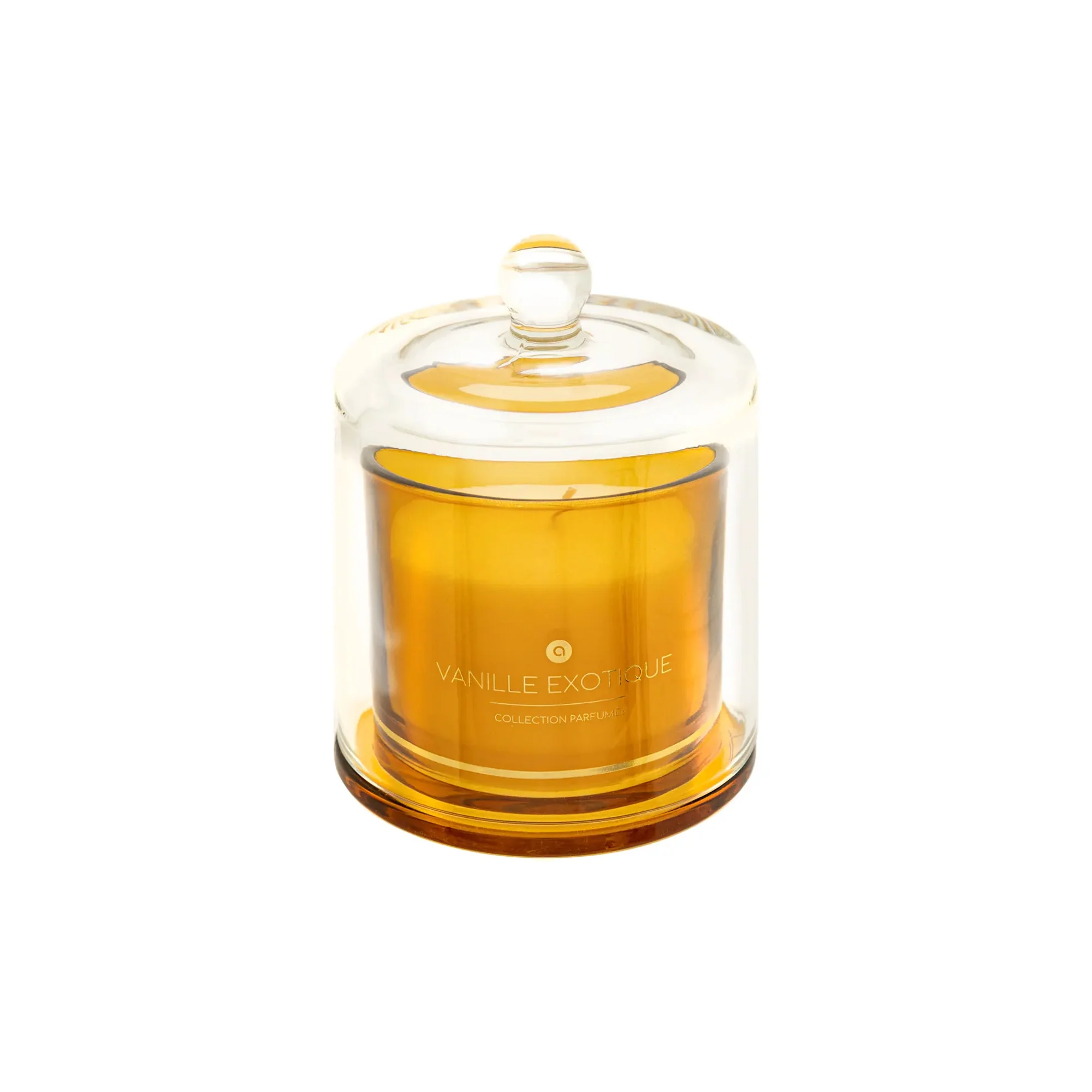 Atmosphera 240g Ilae Spicy Vanilla Scented Candle Yellow