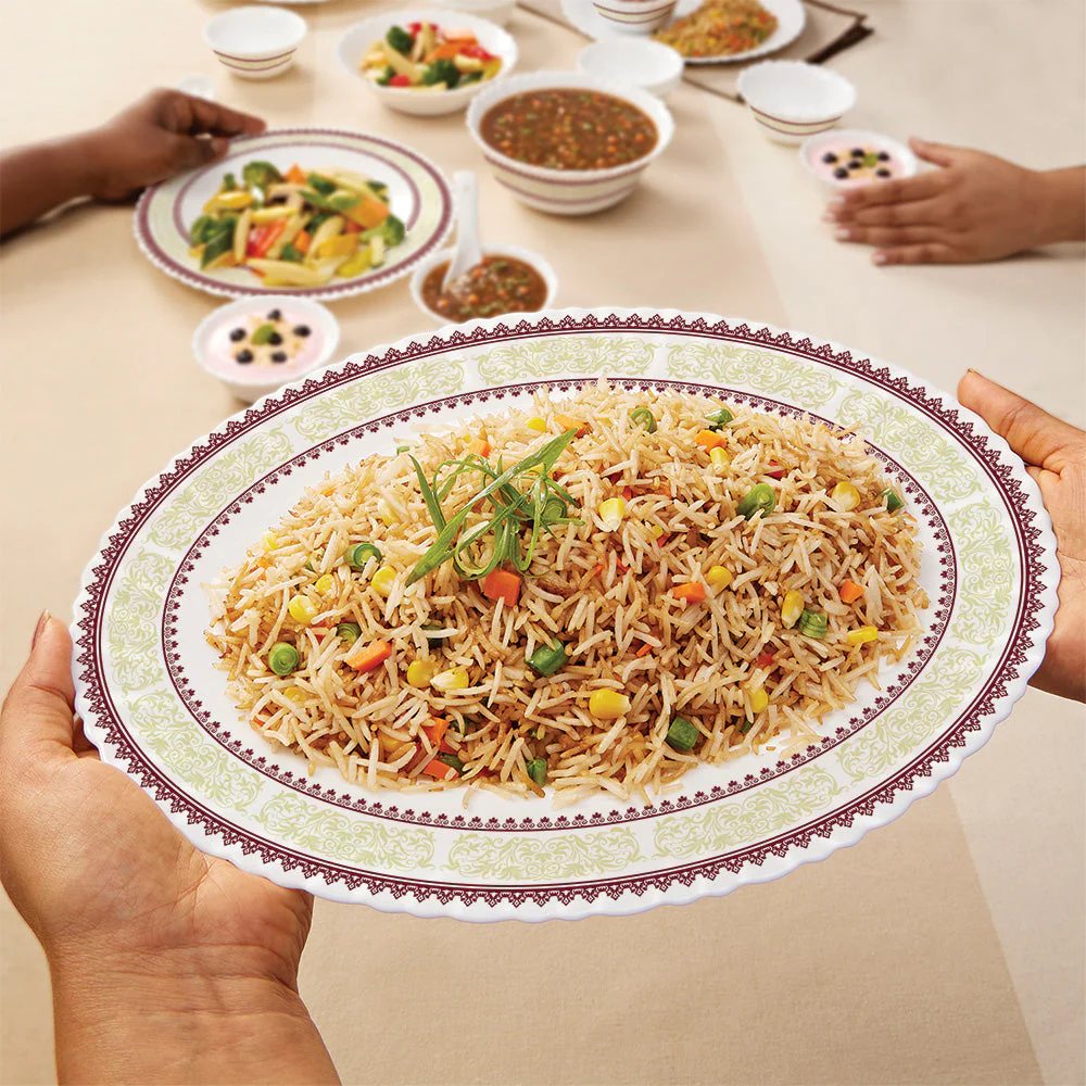 Larah by Borosil Elega Dinner Set, 10 pc