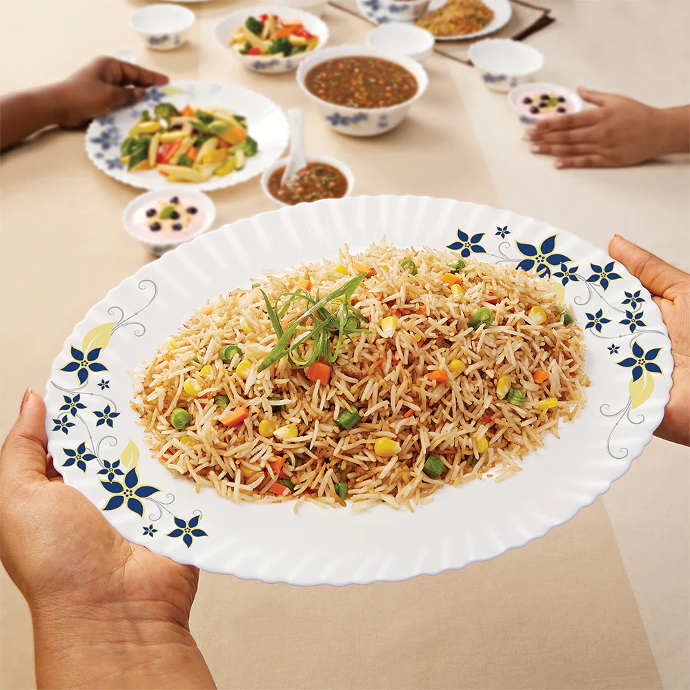 Larah by Borosil Viva Dinner Set, 27 pc