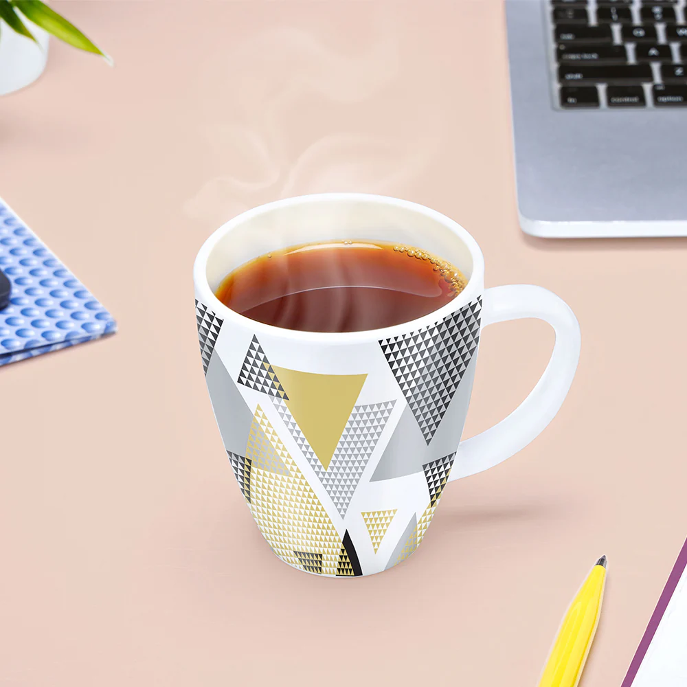 Larah by Borosil Nivaah Mug Set, 400ml x 2