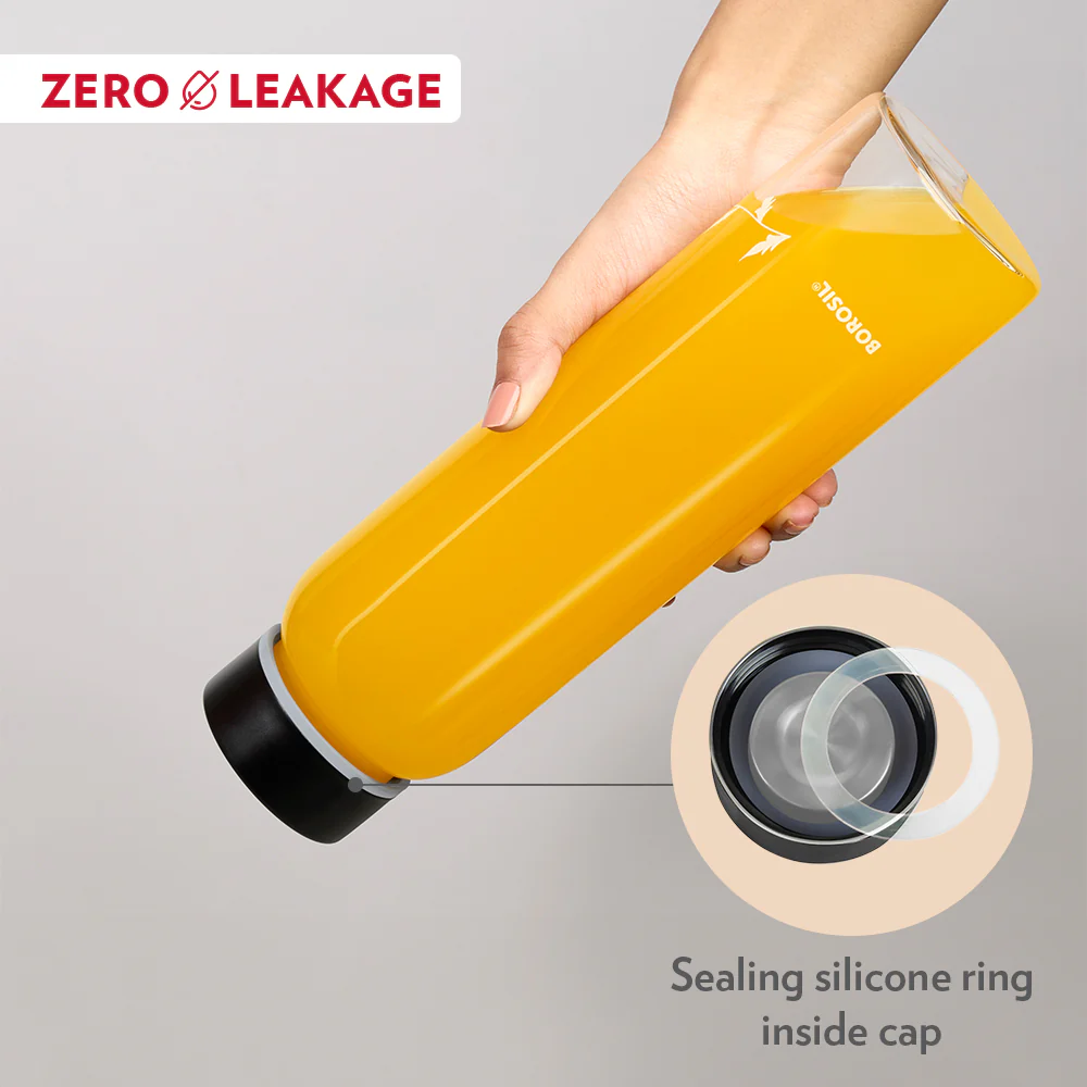 Crysto White Krip Glass Bottle