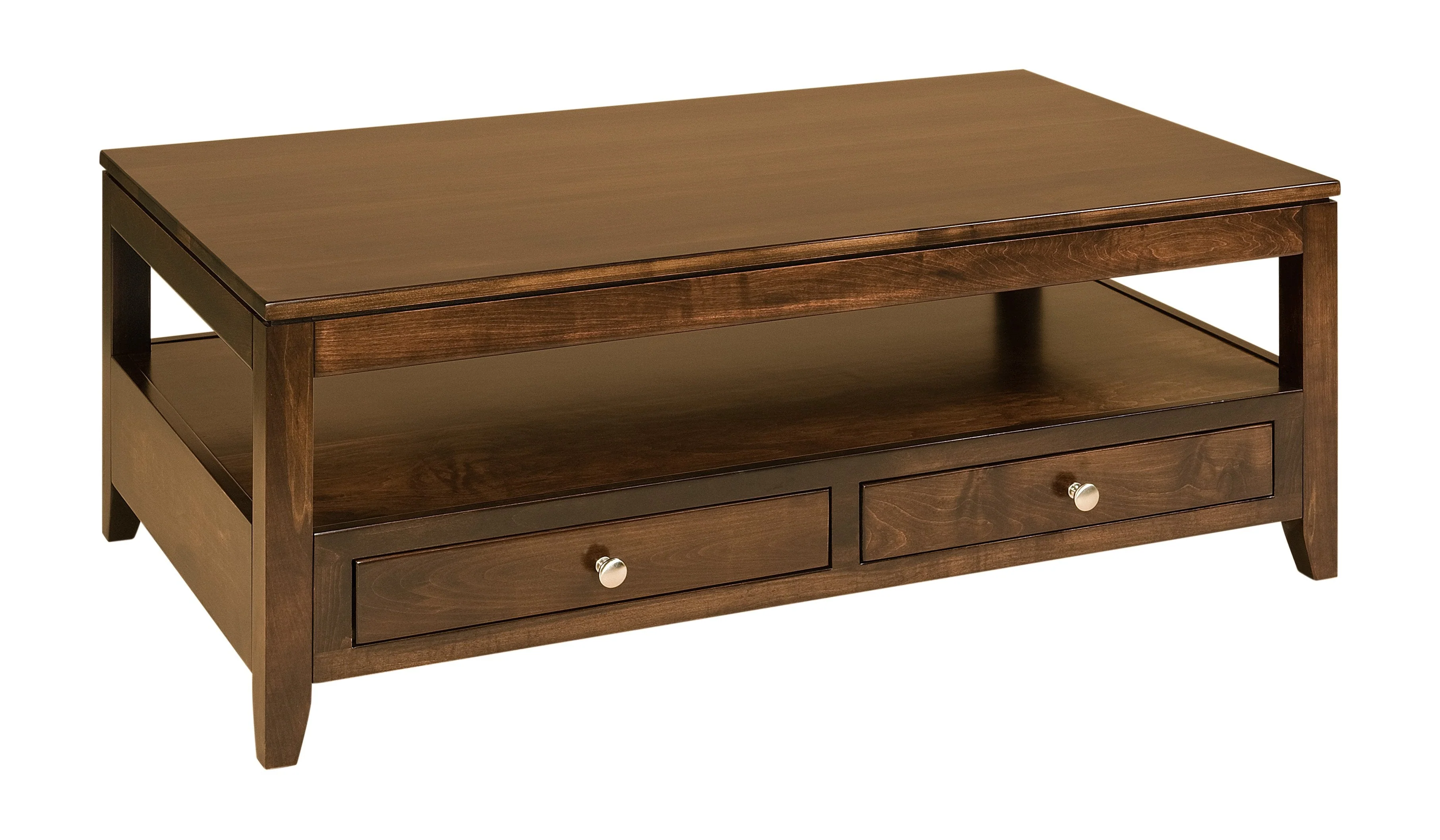 Amish Camden Two Drawer Coffee Table