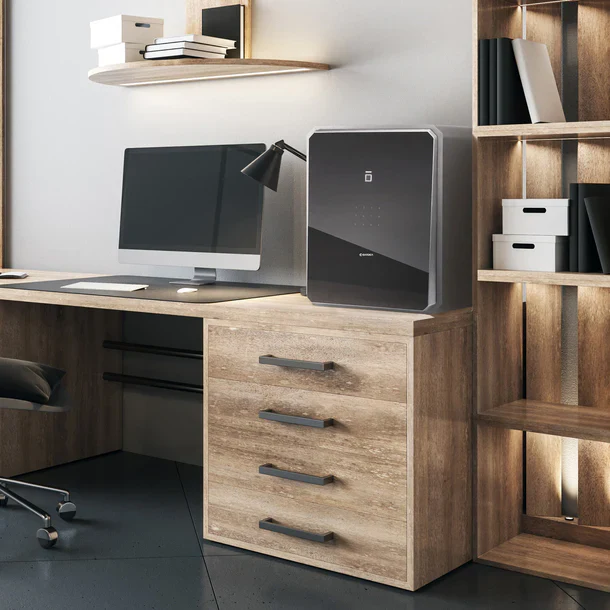 Barska AX13936 Obsidian 9-User Touchscreen Biometric Keypad Security Safe